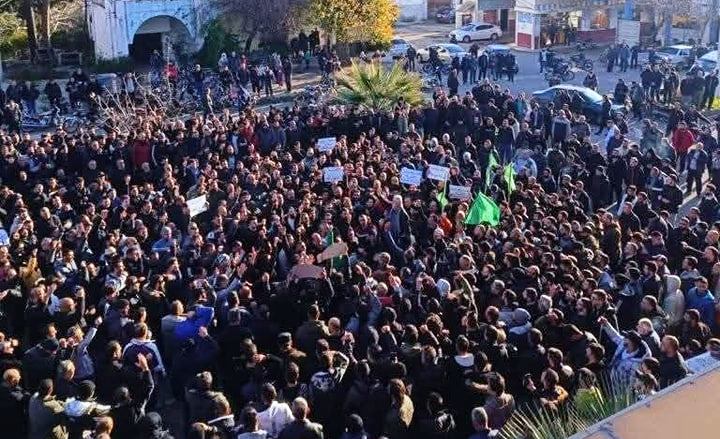 Syrians take to streets nationwide against shrine desecration; HTS militants fire on protesters