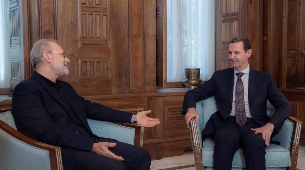 Rencontre à Damas de Larijani avec Assad