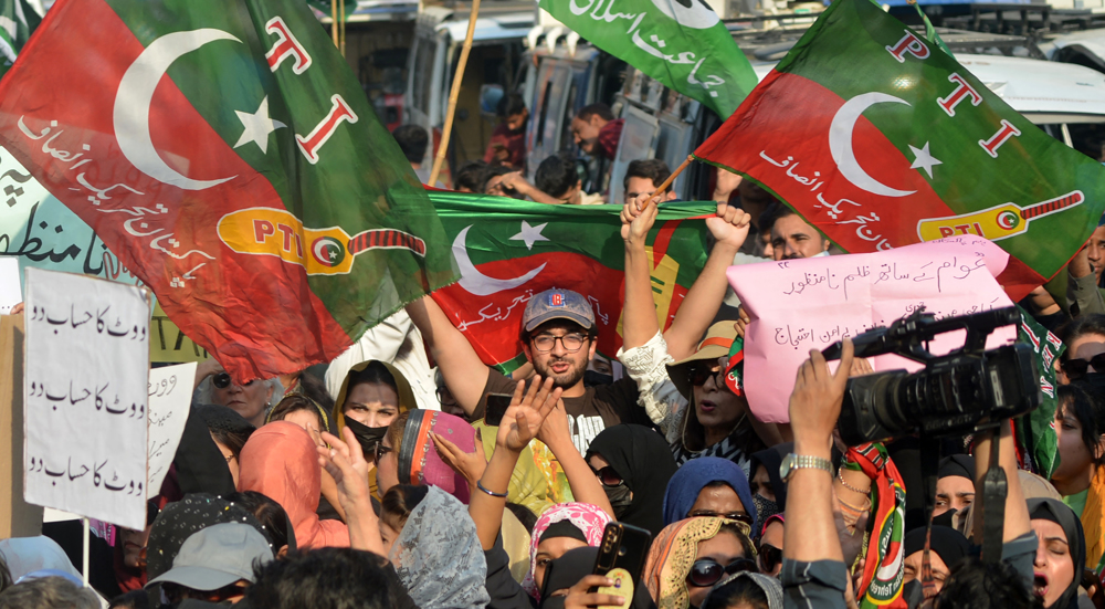 Protests break out in Karachi over alleged ballot rigging