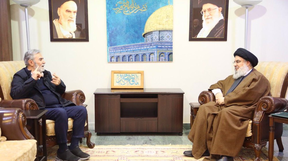 Hezbollah leader, Islamic Jihad chief urge steadfastness to achieve ‘promised victory’