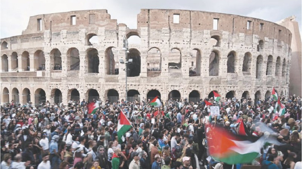 Italy Gaza Protest