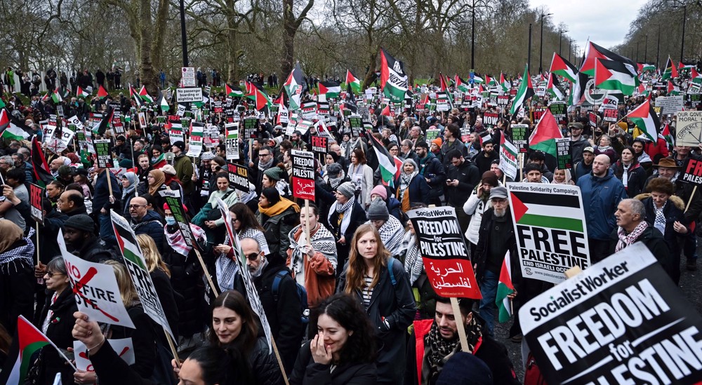 UK protesters call out government complicity in Israeli genocide of Gazans