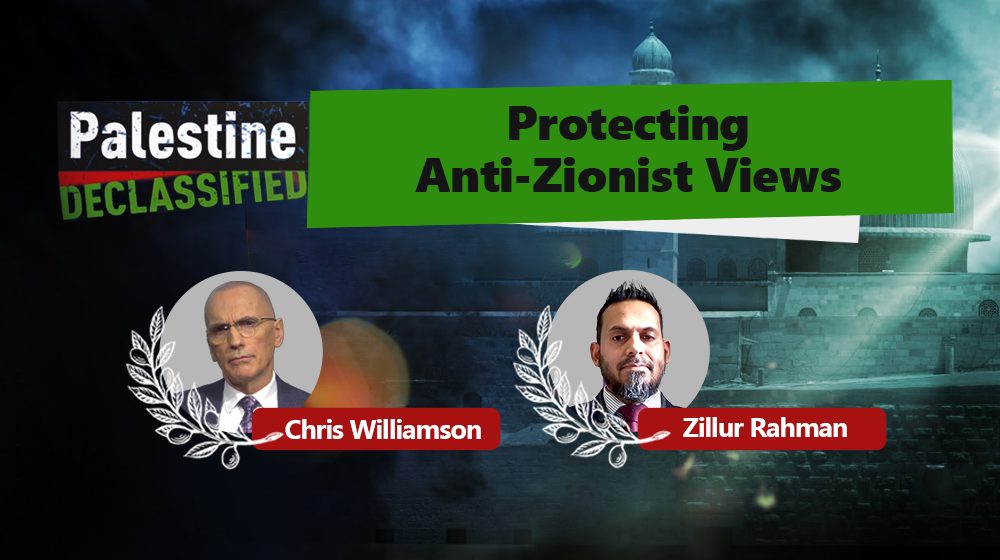 Protecting anti-Zionist views
