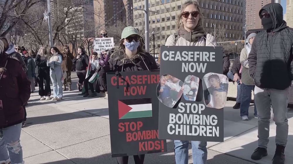 Calgary protest against Israeli genocide in Gaza