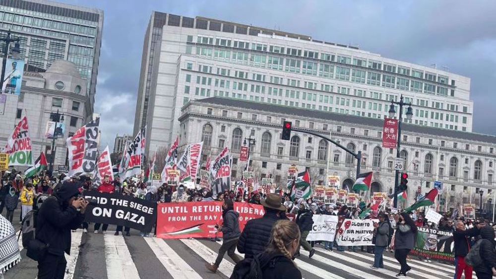 San Francisco protesters stage pro-Palestine rally, demanding ceasefire