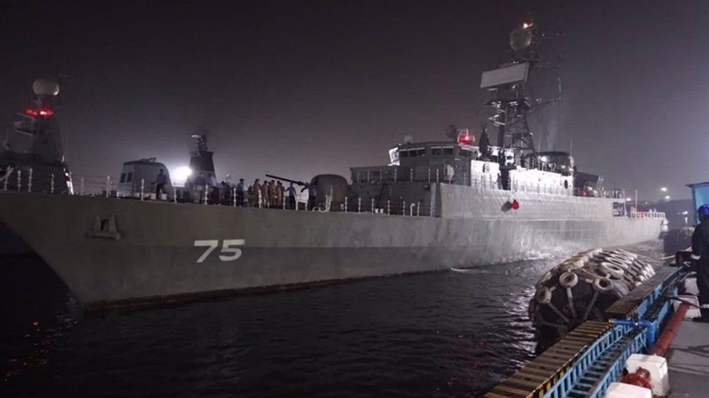 Iran’s Dena destroyer participates in India’s Milan 2024 naval drills