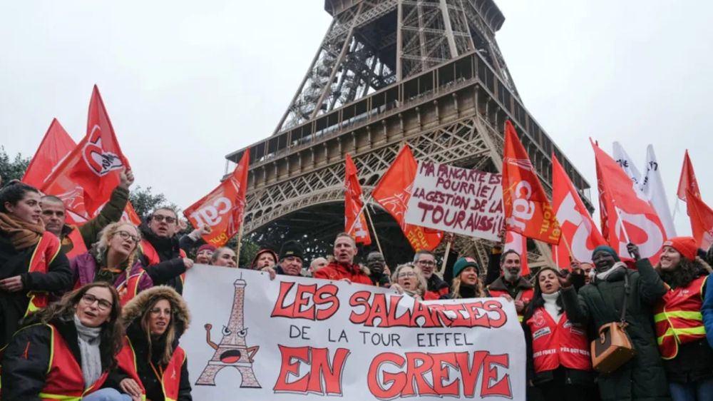France : tour Eiffel fermée pour la 4ème journée consécutive 