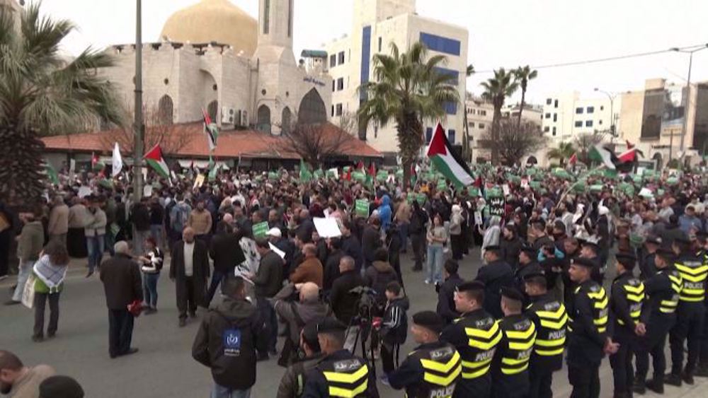 Jordanians take to the streets in support of Gazans