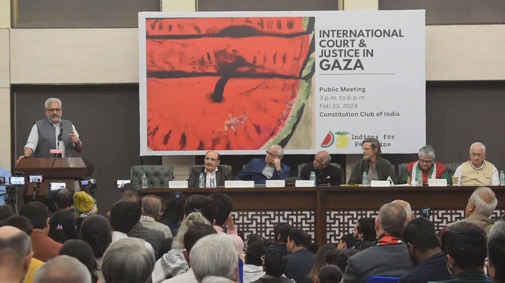 Une réunion en Inde pour soutenir la décision de la CIJ sur Gaza 