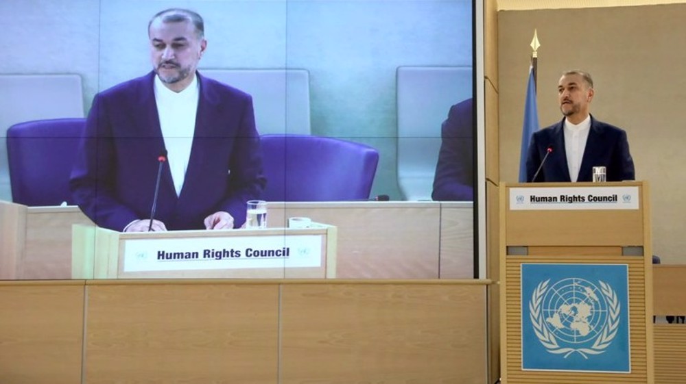Iran calls on UN rights council to hold Israel, US accountable for Gaza crimes