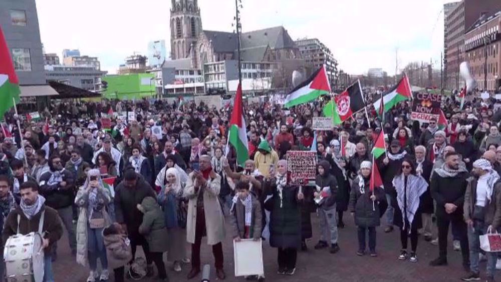 Pays-Bas: des milliers de personnes crient « Ne touchez pas à Rafah »