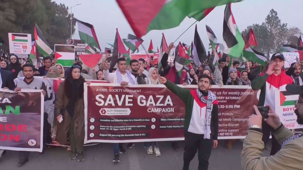 Pakistan’s pro-Palestine protesters call for ICJ ruling on Gaza to be implemented