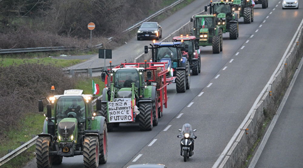 Italy's farmers head to Rome in tractor convoy as European anger spreads