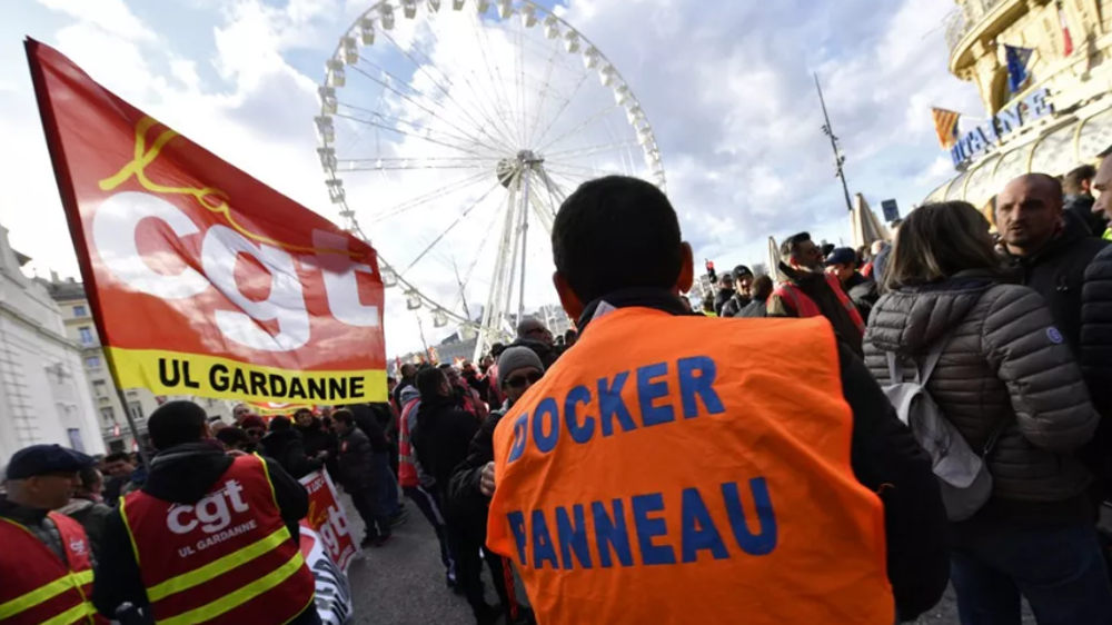 France: grève des principaux ports contre la réforme des retraites