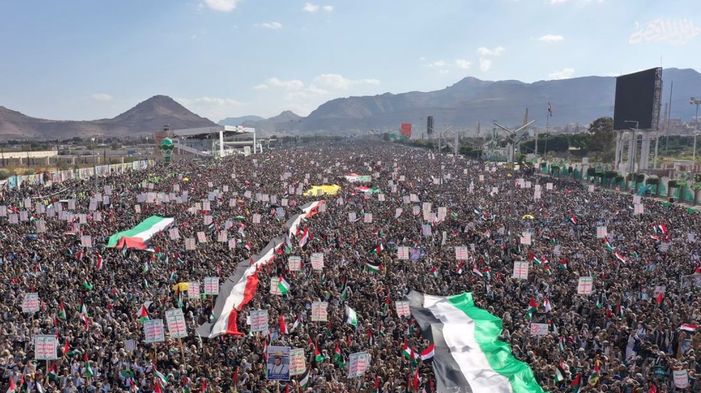 Yemenis voice firm solidarity with Palestinians in mass rallies