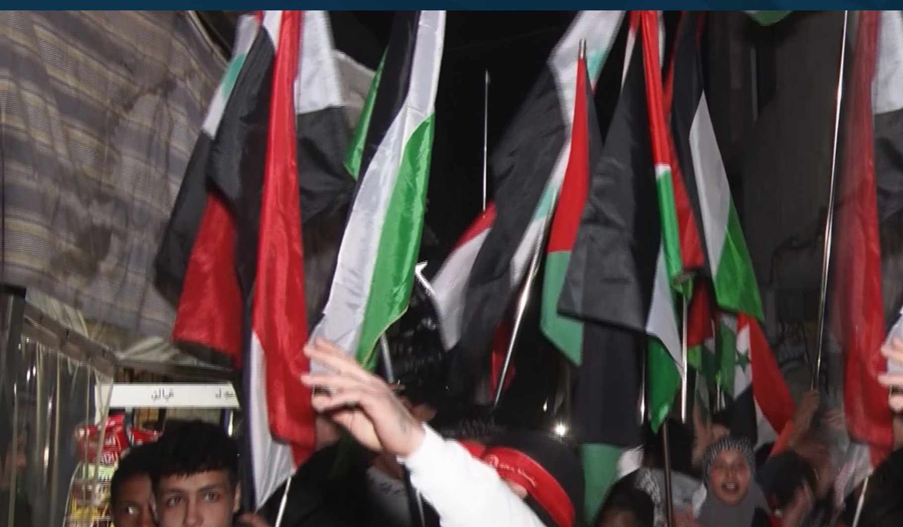 Syrians, Palestinians rally in support of Gaza in Damascus