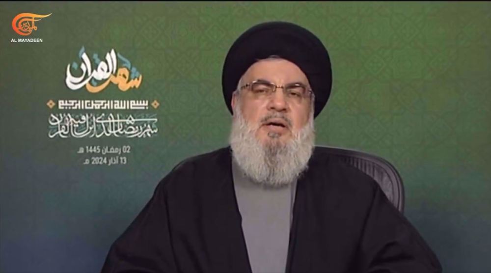 Nasrallah : Israël a déjà perdu la guerre et ça ne lui sert à rien d'envahir Rafah 