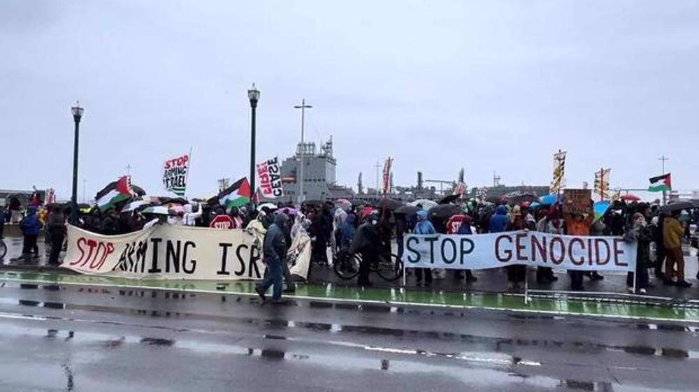 San Francisco: la rue se mobilise contre l’envoi d’armes US à Israël