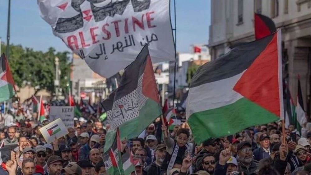 Les Marocains réclament la fin de la guerre israélienne à Gaza 