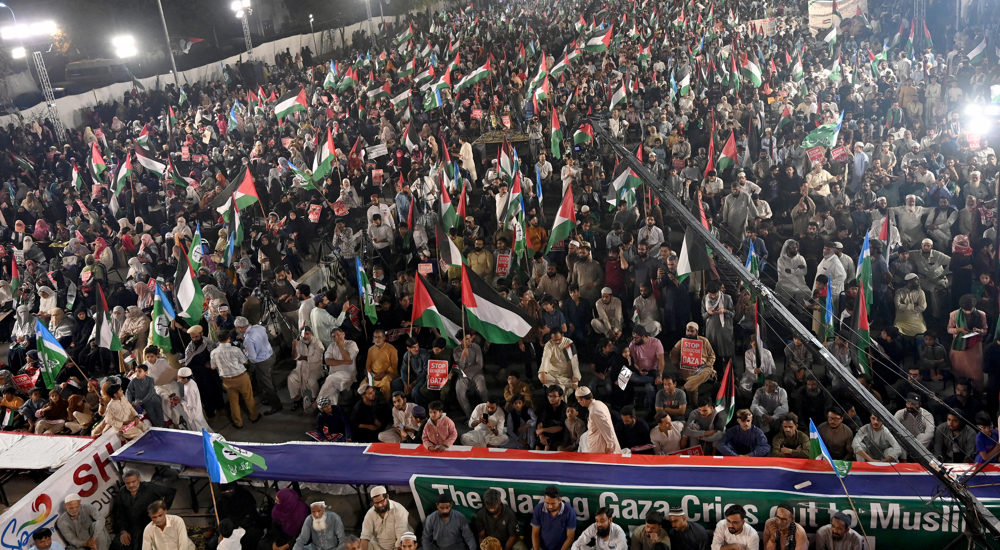 Pakistanis show solidarity with Gazans