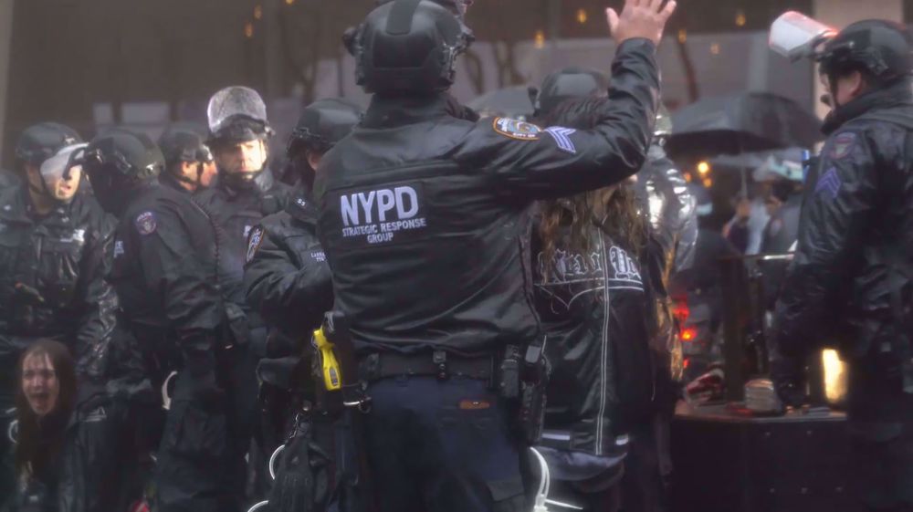 Several arrested as NYPD clash with pro-Palestine demonstrators 