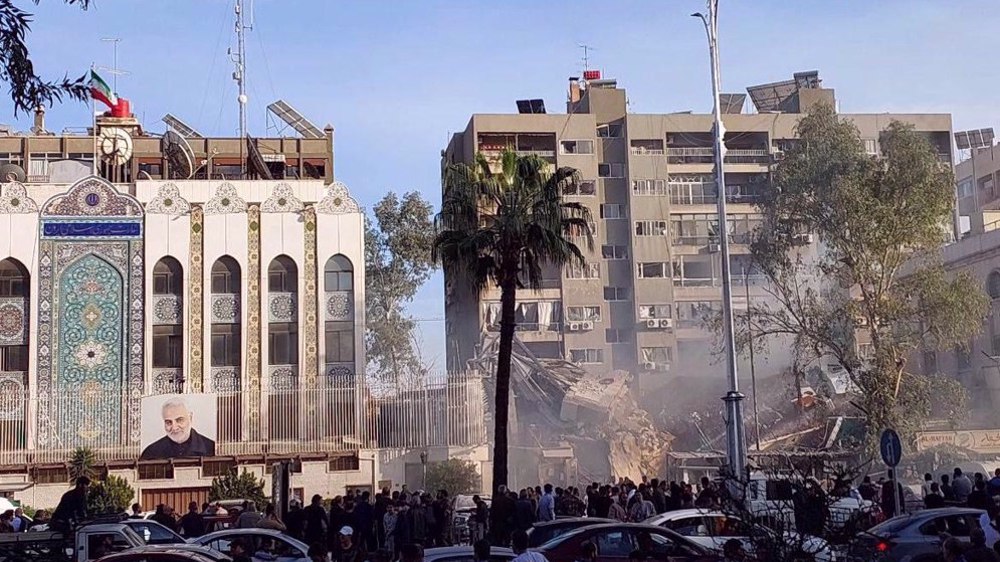 Iran embassy under attack