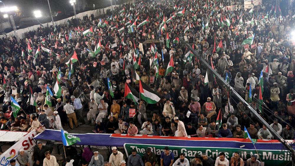 À Karachi, les Pakistanais ont exprimé leur solidarité avec les Palestiniens de Gaza