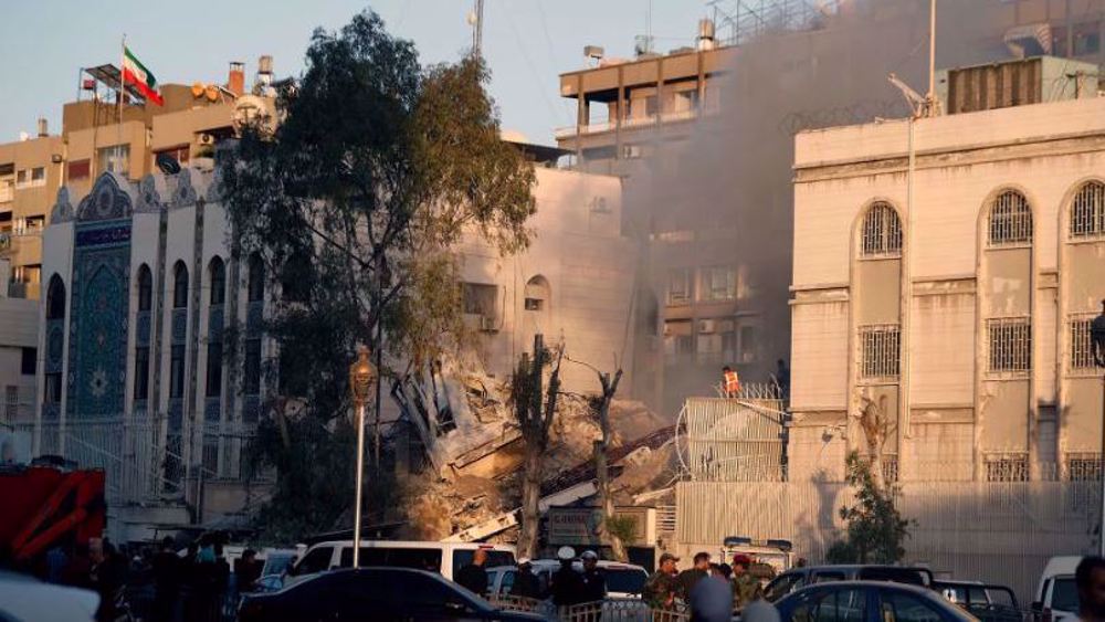 Attaque israélienne contre la section consulaire de l'ambassade d'Iran à Damas