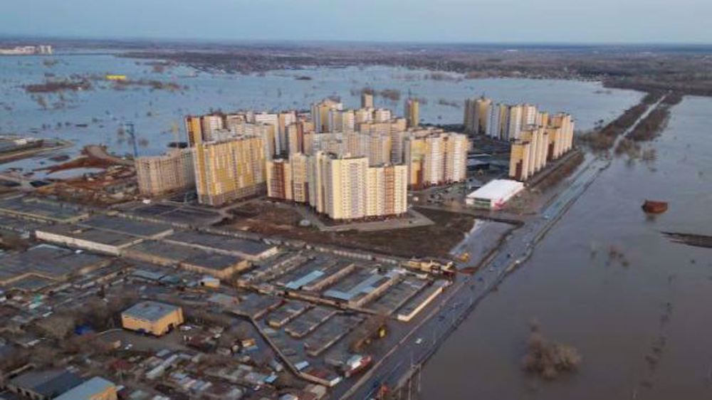 Tens of thousands displaced as floods engulf Kazakhstan, Russia