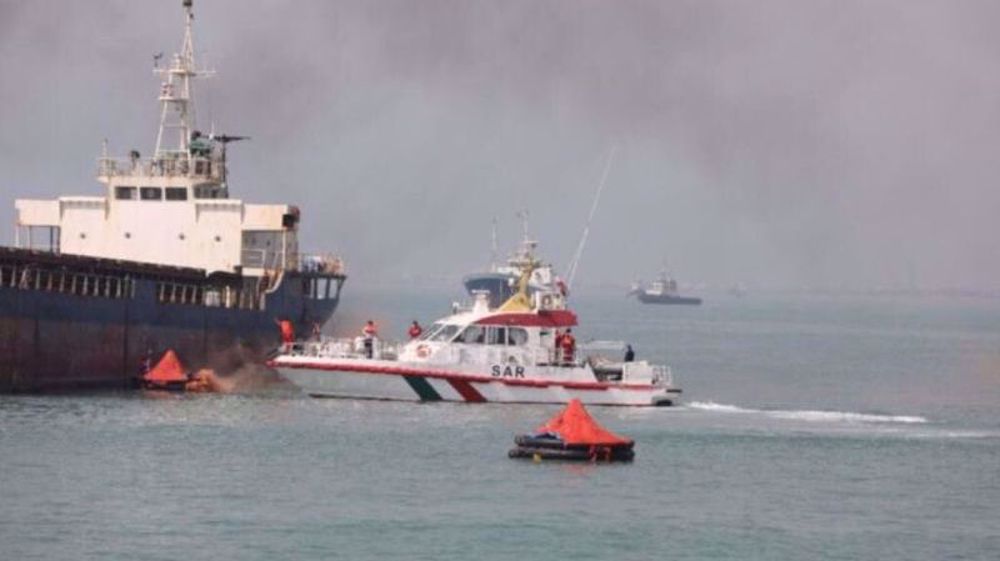 Sri Lankan sailors rescued in stormy waters in south Iran