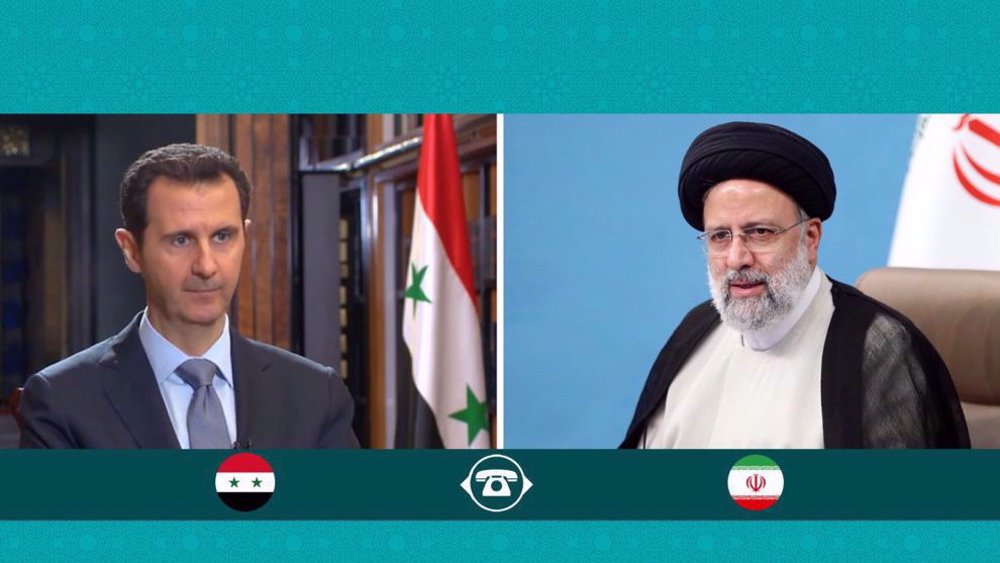 Raeisi: Iran will continue to support Syria independence, territory