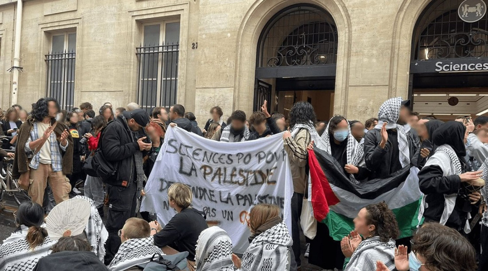 Paris : 'Sciences PO' bloqué par les étudiants pro-Palestine
