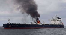 Yemeni armed forces strike British oil tanker in Red Sea