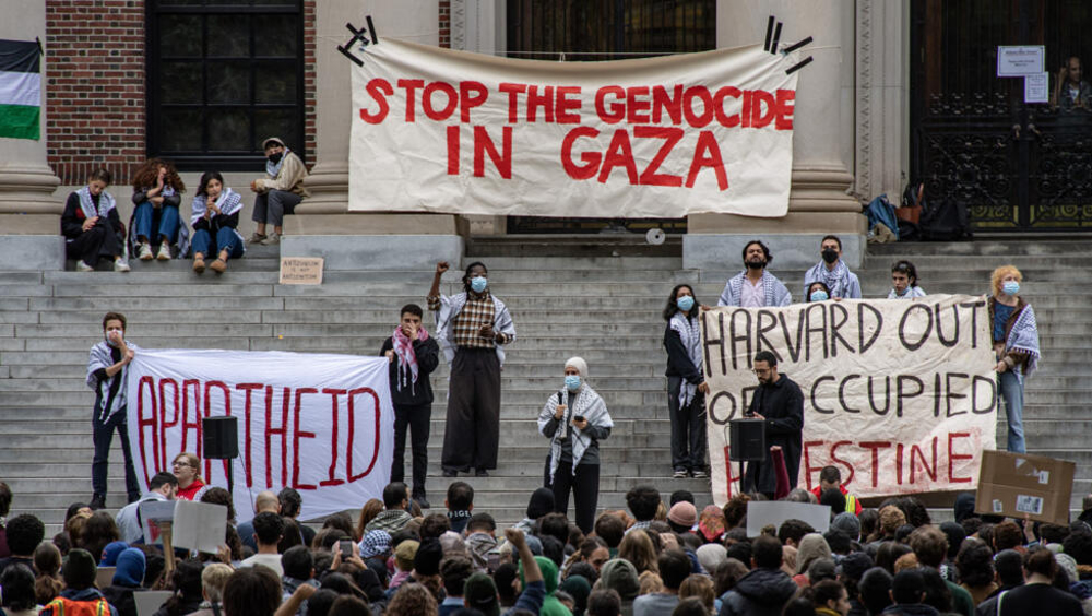 USA: des étudiants manifestent pour demander la fin des liens financiers avec Israël
