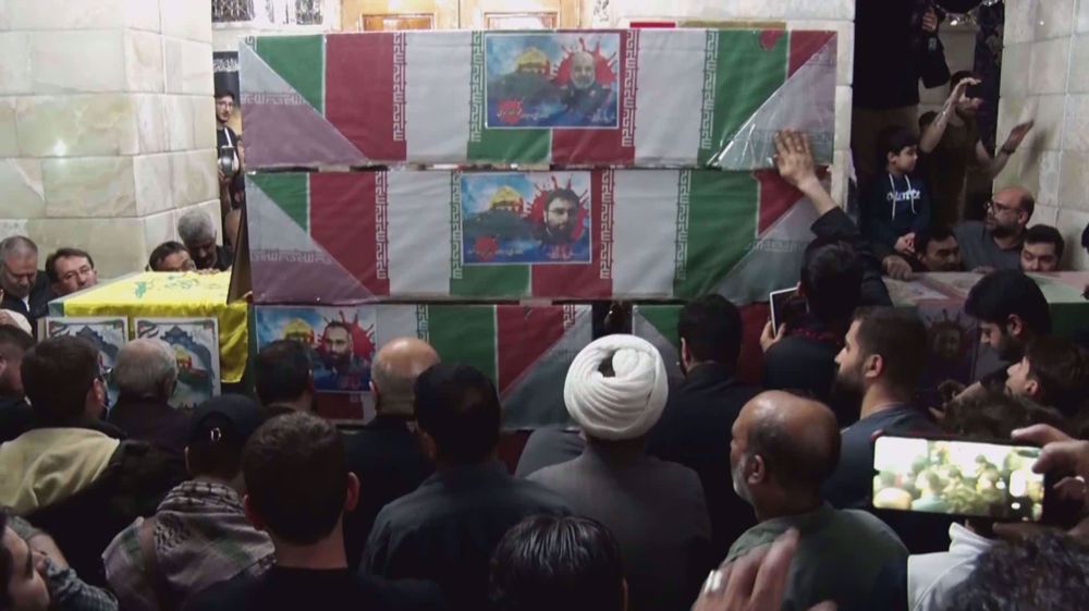 Funeral held in Damascus for victims of Israeli attack on Iran’s embassy in Syria
