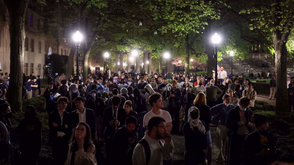 US police enter Columbia University to clear pro-Palestinian protesters