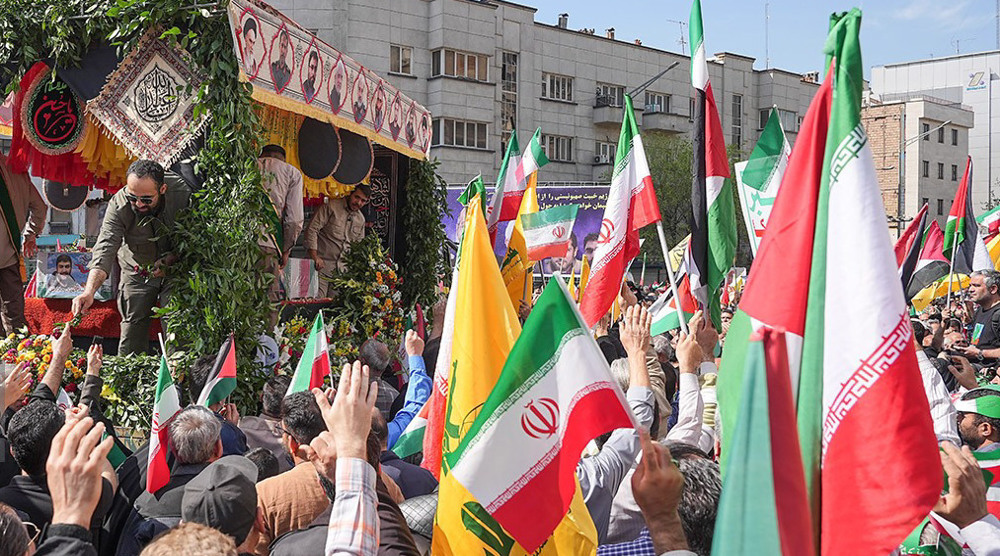Iran: funérailles des membres du CGRI