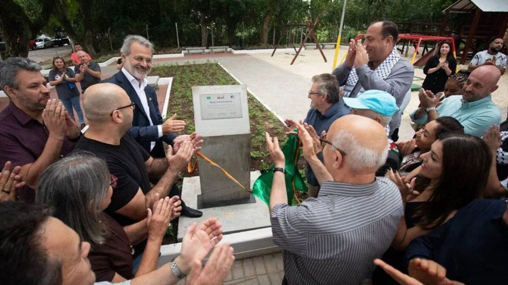 Brazil’s Sao Leopoldo reopens ‘Palestine Square’