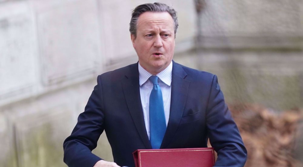 UK Foreign Secretary Cameron meets with Trump ahead of Washington talks 
