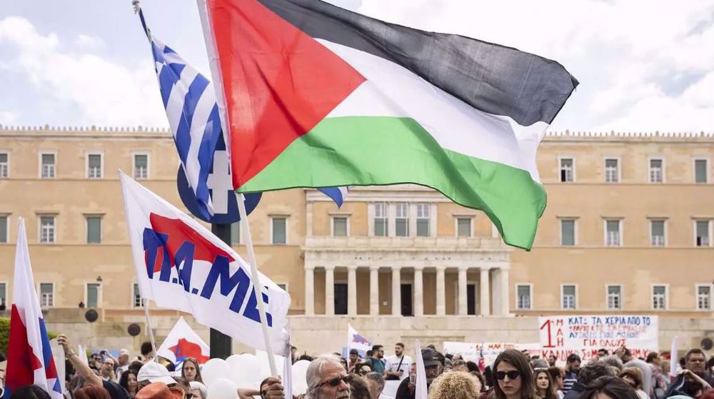 Greek May Day demos condemn Israeli savagery in Gaza