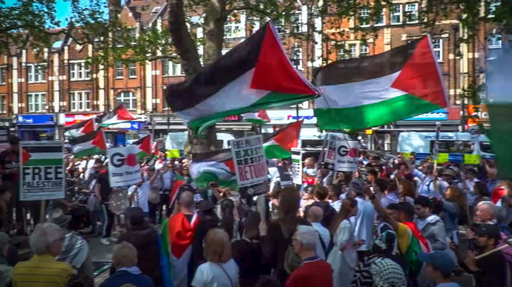 Londres: les manifestants réclament l'arrêt de l'envoi d'armes vers Israël 