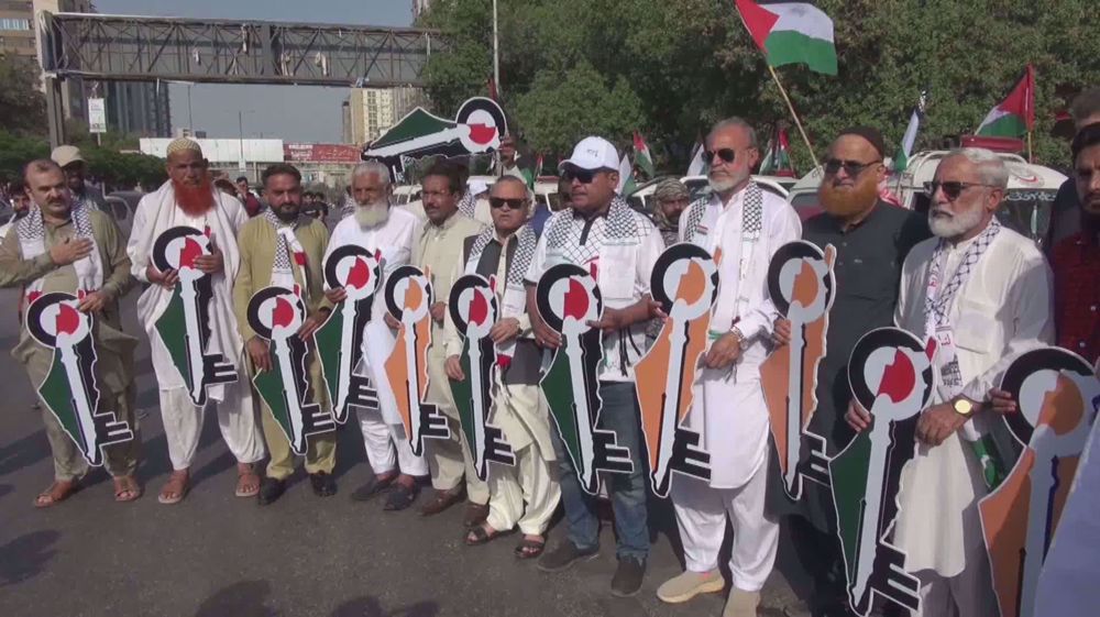 Karachi unites in ambulance convoy and biker rally for Gaza