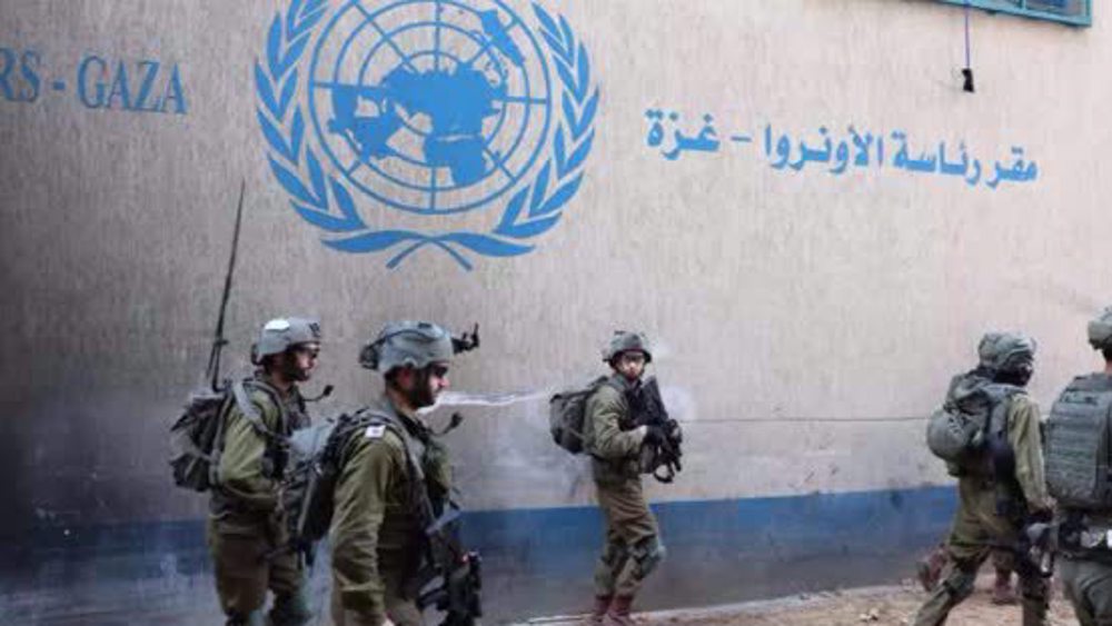 Qods: le siège de l'UNRWA de nouveau attaquée par les colons sionistes 