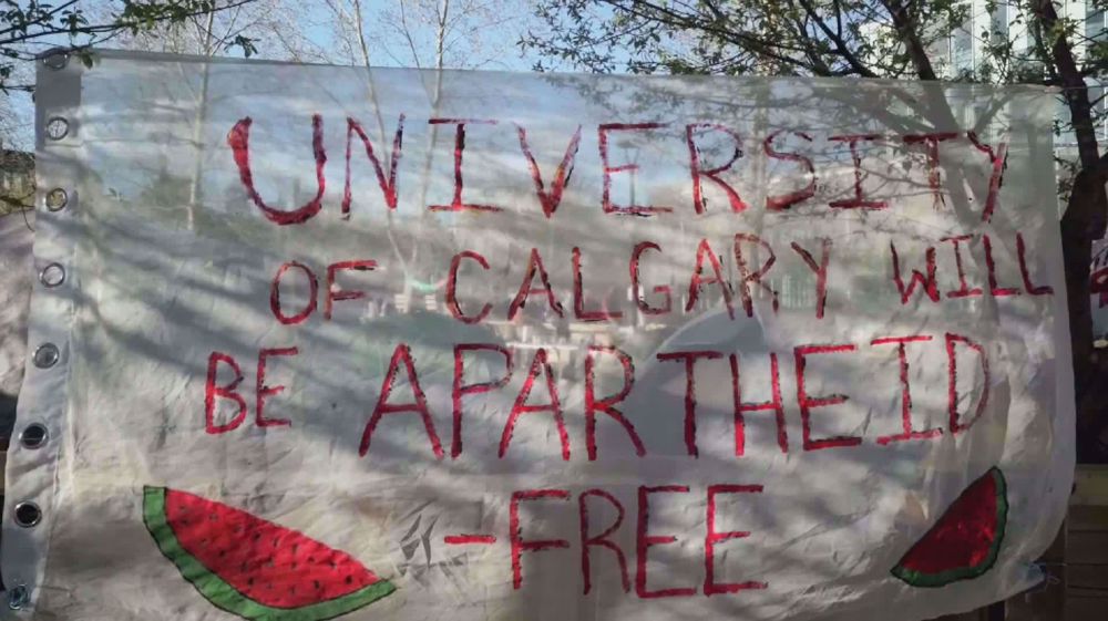 University of Calgary: Pro-Palestine encampment attacked by police