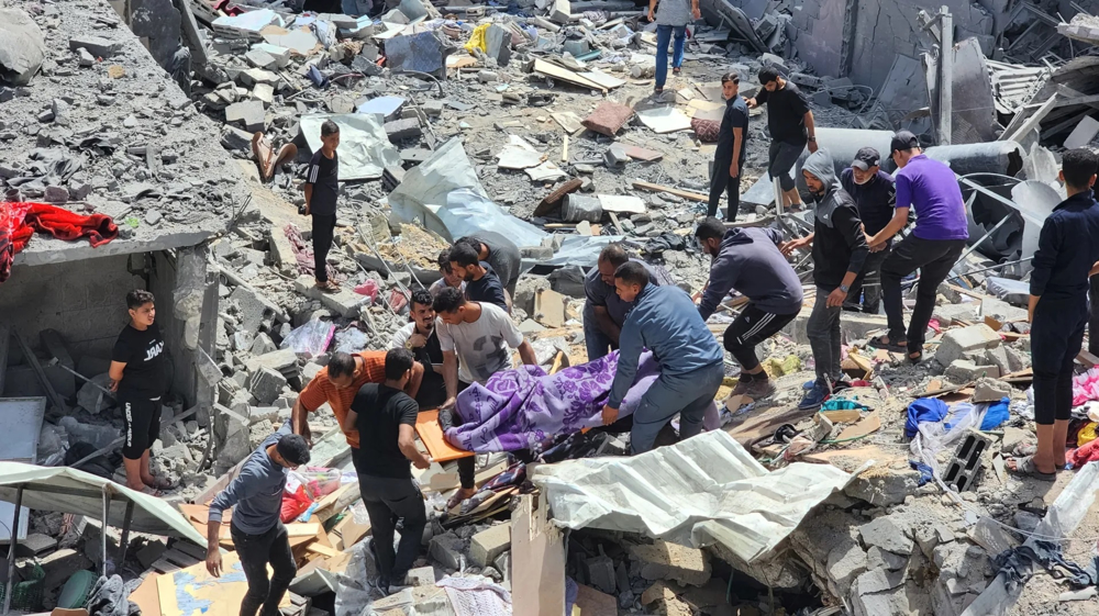 Israeli aggression on central Gaza Nuseirat camp kills at least 20 Palestinians