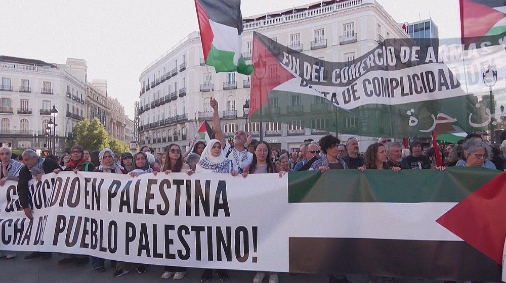España debe cortar lazos con Israel, corearon manifestantes en Madrid