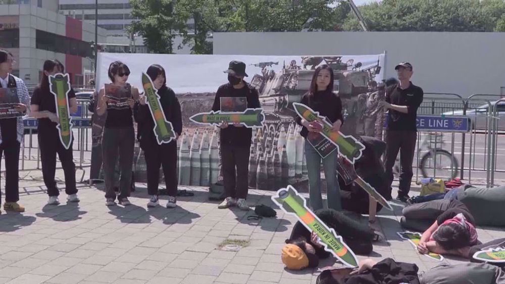 A Séoul, les activistes exigent un embargo sur les armes à destination d’Israël