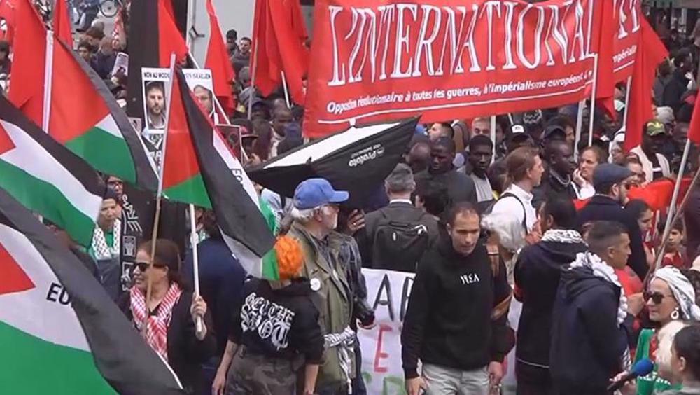 La Palestine sur toutes les lèvres à l’occasion de la Journée des travailleurs à Paris