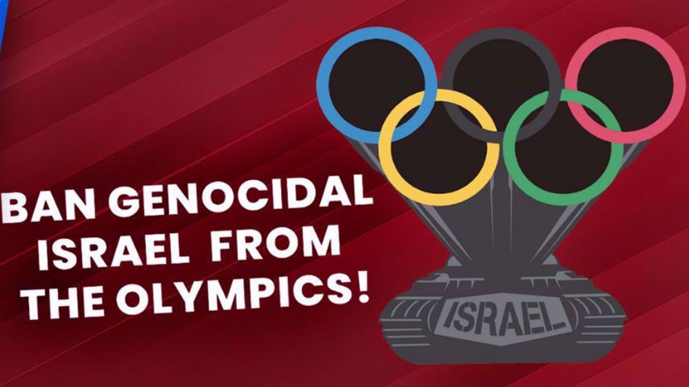Manifestation à Paris pour exiger l’exclusion d’Israël des Jeux olympiques 2024