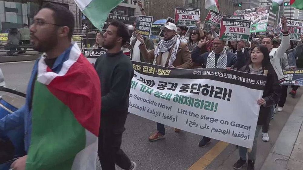 Les Sud-Coréens exigent la poursuite judiciaire des dirigeants israéliens pour crimes de guerre